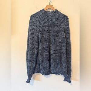 Madewell Women's Blue Turtleneck Sweater 3X